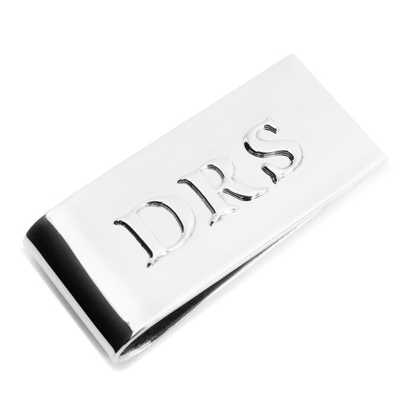 Sterling Silver Personalized Money Clip Image 1