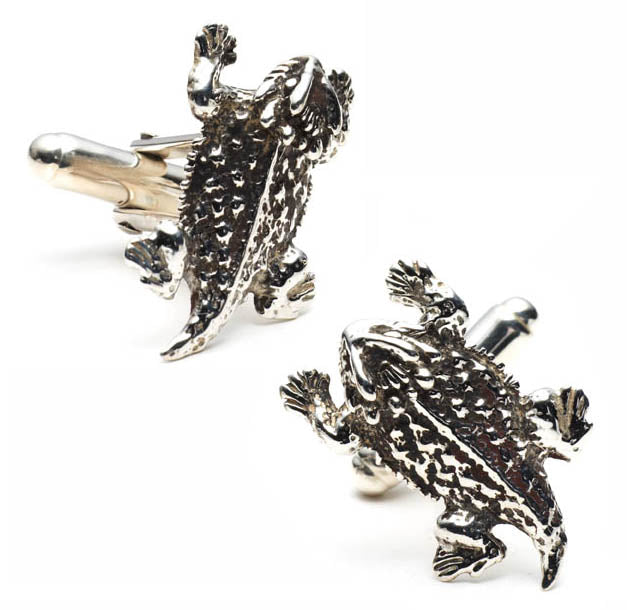 Texas Horny Toad Cufflinks Image 1