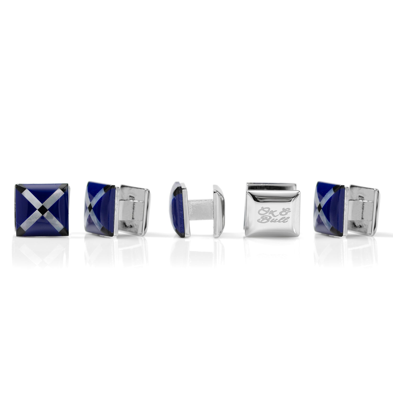 Mother of Pearl Diamond 5-Stud Set Image 3