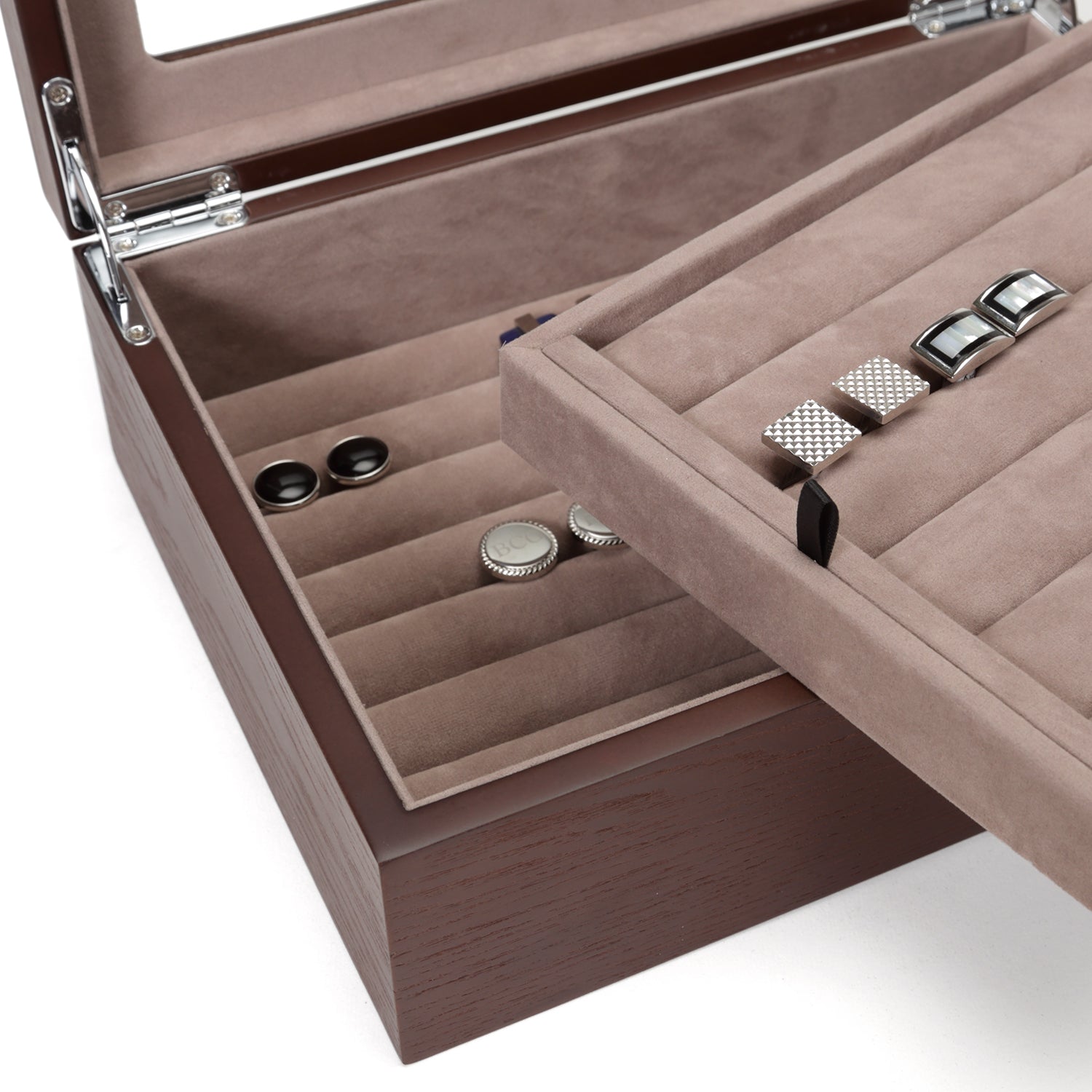 Espresso Cufflinks Collector's Case - 72 pairs Image 5