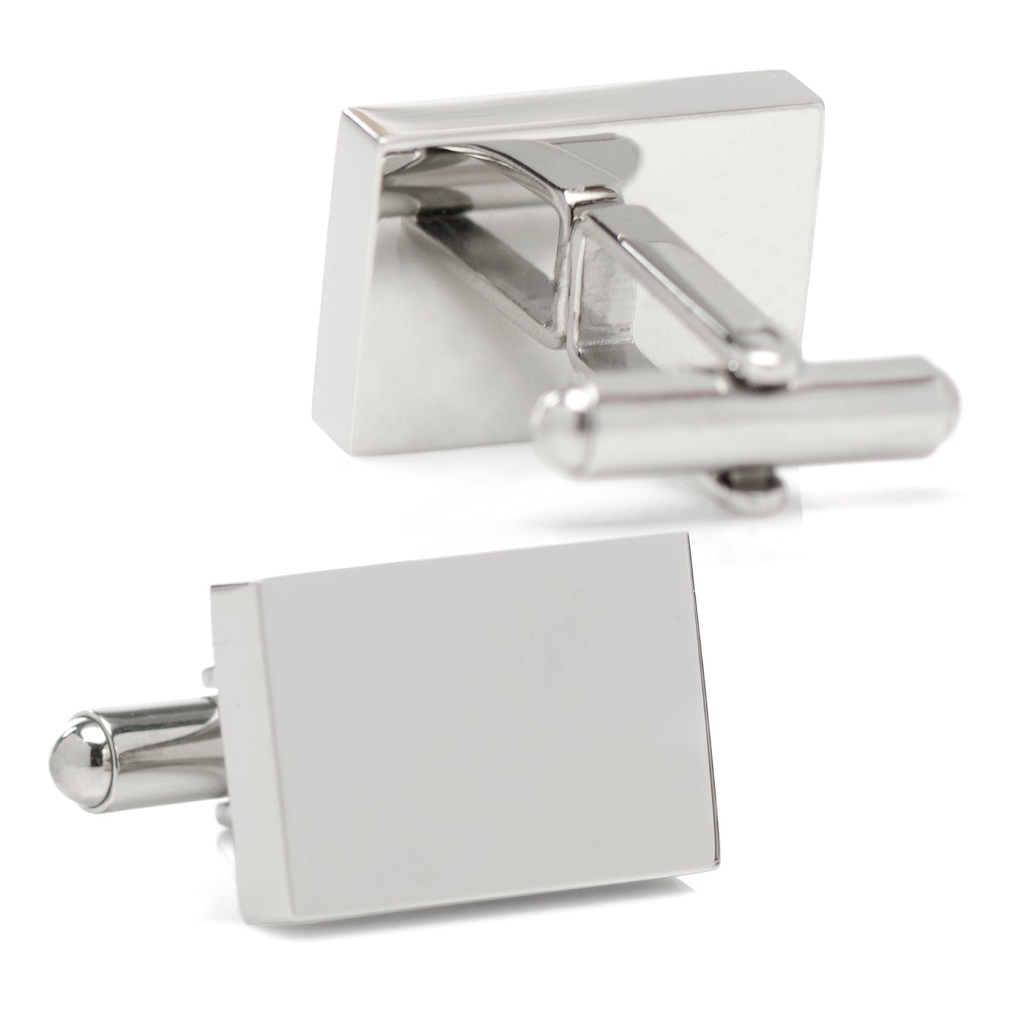 Custom Engraved Block Photo Cufflinks Image 3