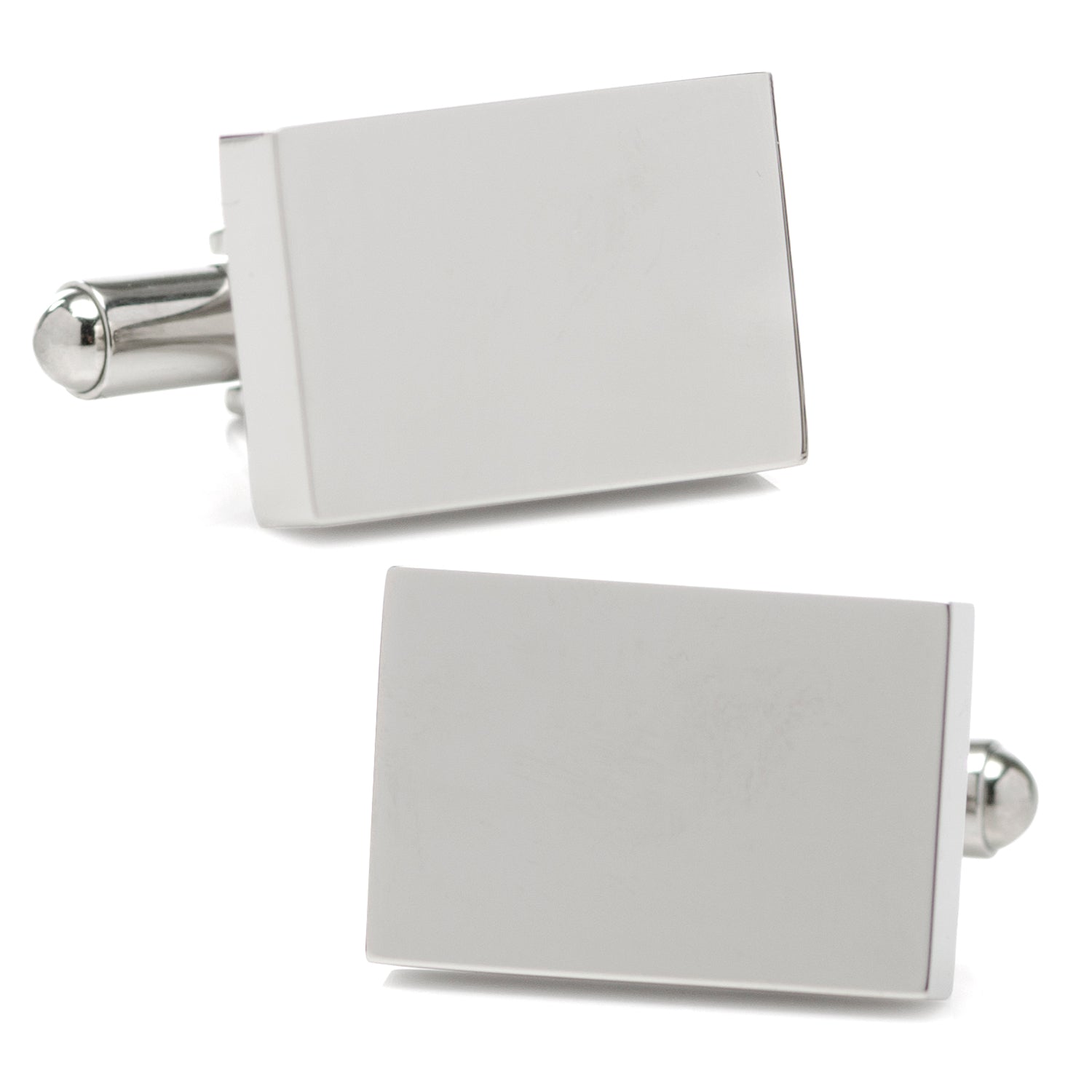 Custom Engraved Block Photo Cufflinks Image 4