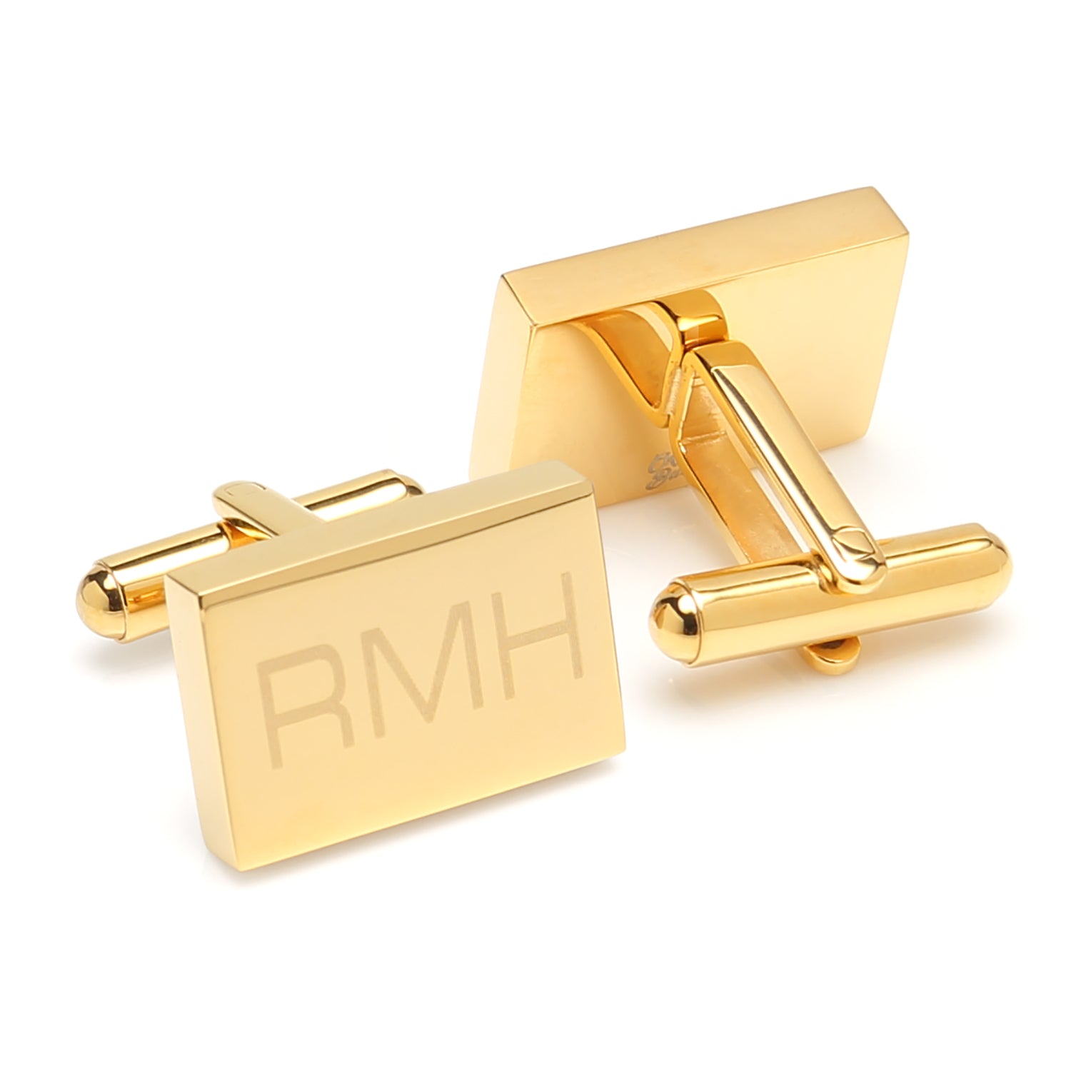 Graduating from law school is a remarkable achievement, so celebrate the moment with this set of classic gold Law School Graduation Cufflinks. Add initials to one cufflink and find the scales of justice on the other. It's the perfect gift for creating lasting memories. Our cufflinks will stand up to wear and maintain their sleek, shiny look thanks to being crafted from durable stainless steel. Image 2