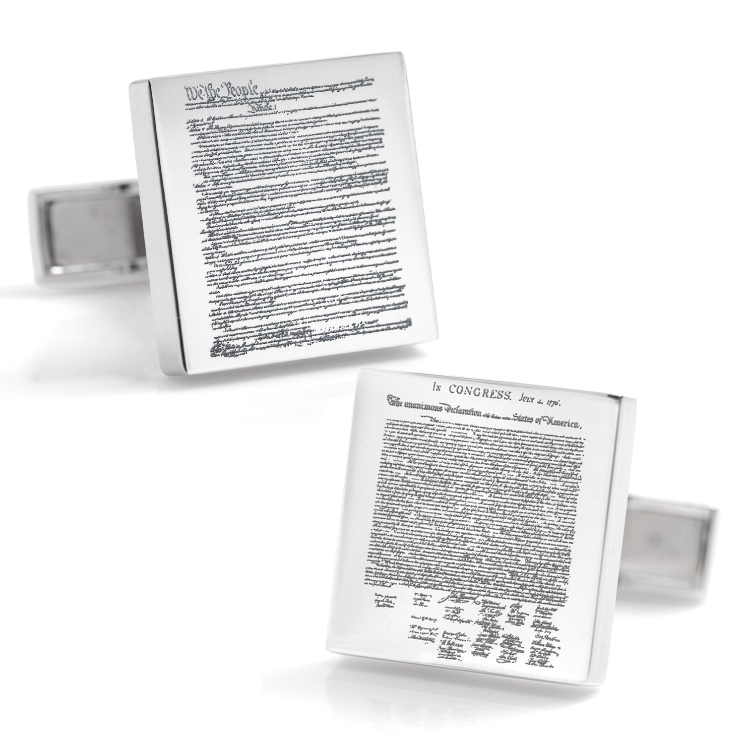 America 250 Heritage Cufflinks and Pocket Square Gift Set  Image 3