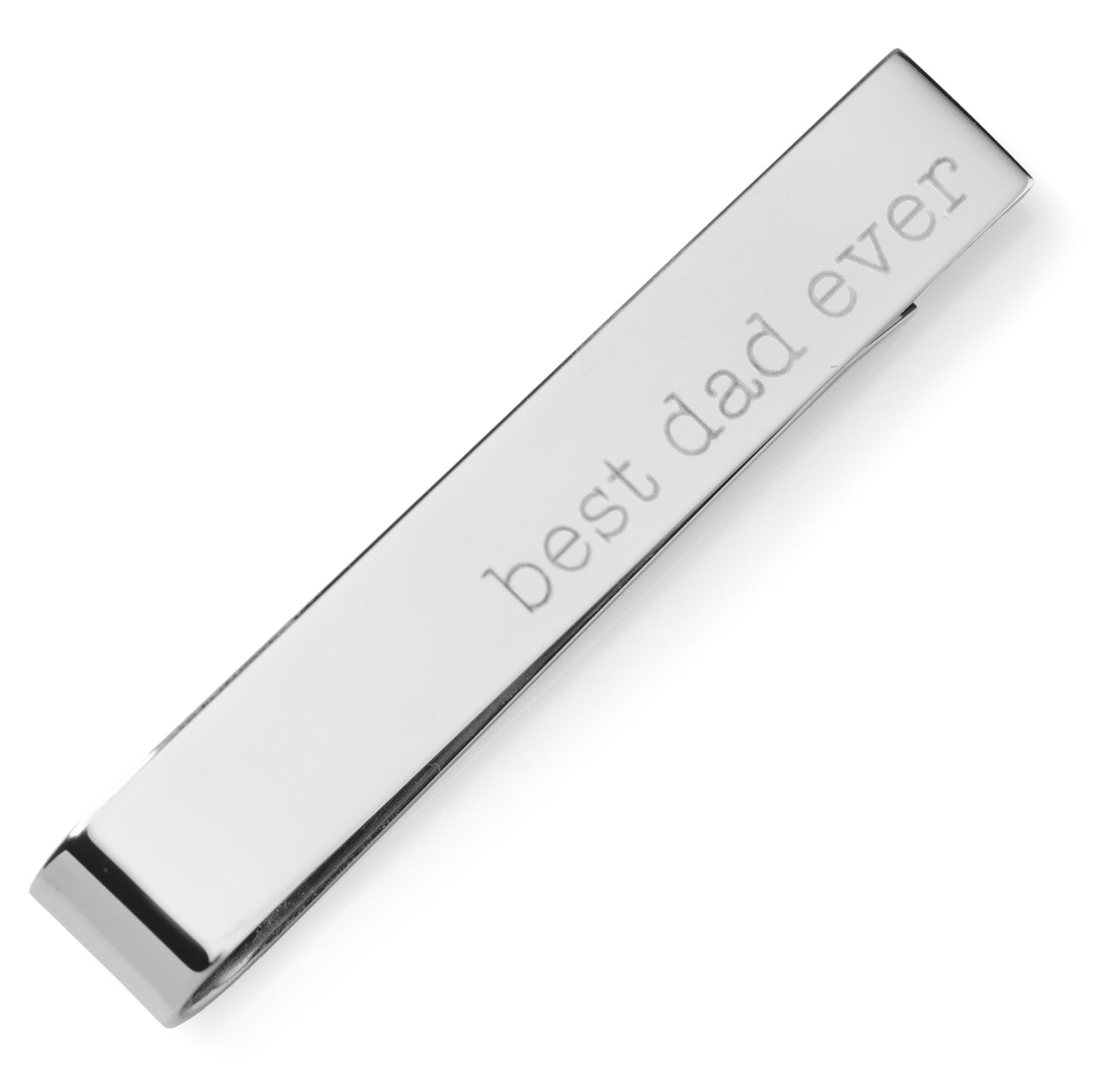 Best Dad Ever Engravable Tie Bar Image 2