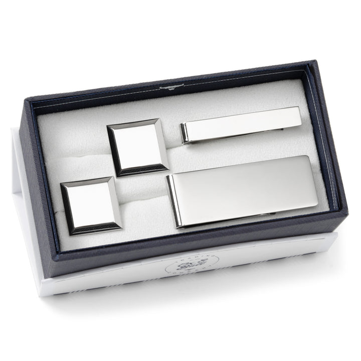 Engravable Beveled Square 3-Piece Gift Set Image 2