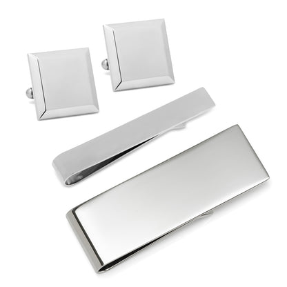 Engravable Beveled Square 3-Piece Gift Set Image 1