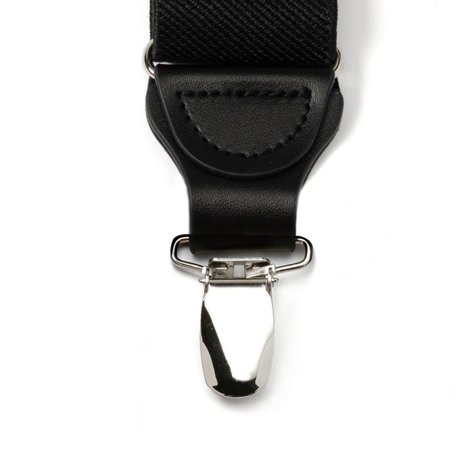 Black Clip Suspenders Image 4