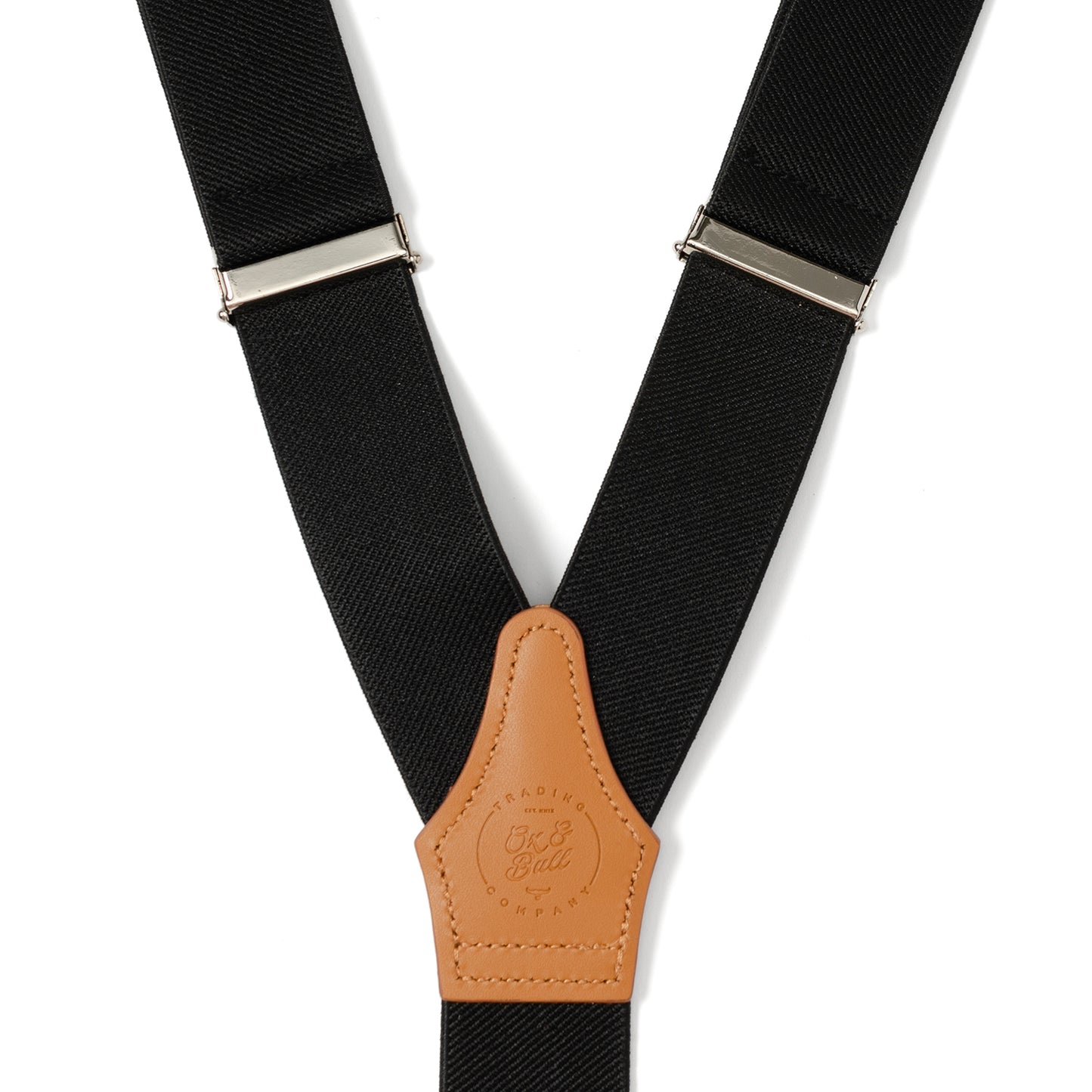 Black Clip Suspenders Image 7