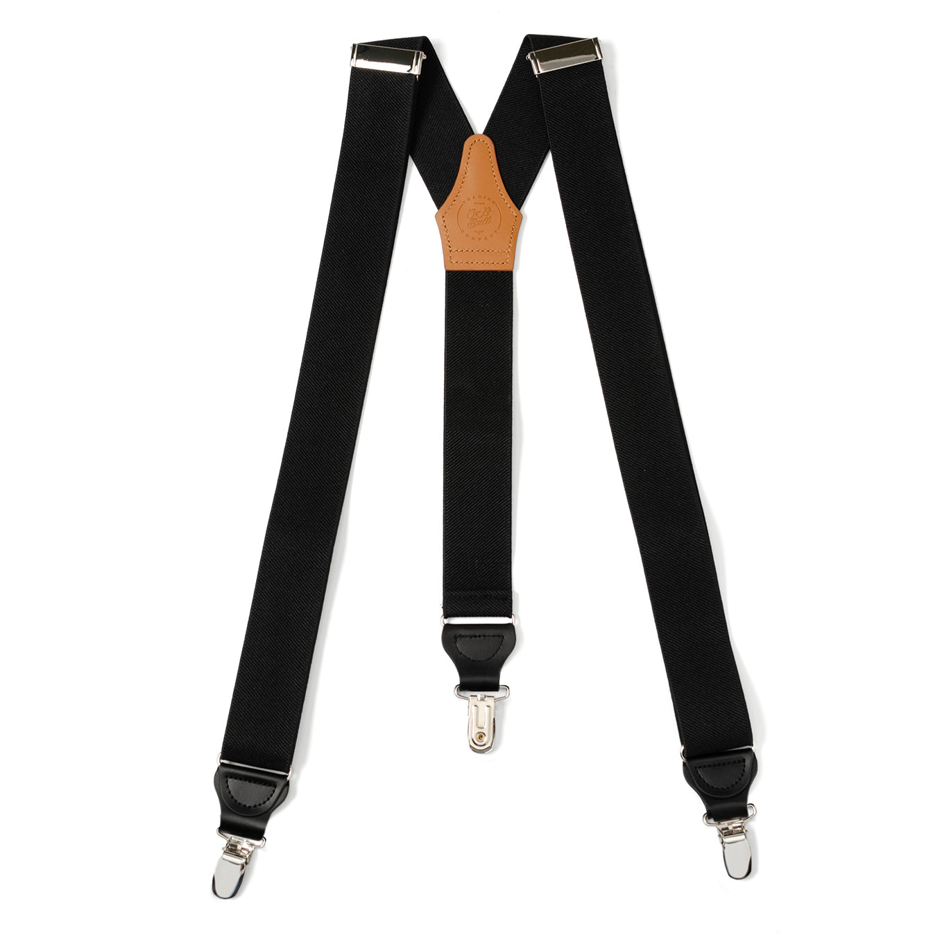 Black Clip Suspenders Image 1