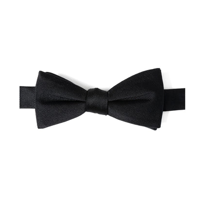 Black Silk Bow Pre-Tie Image 6