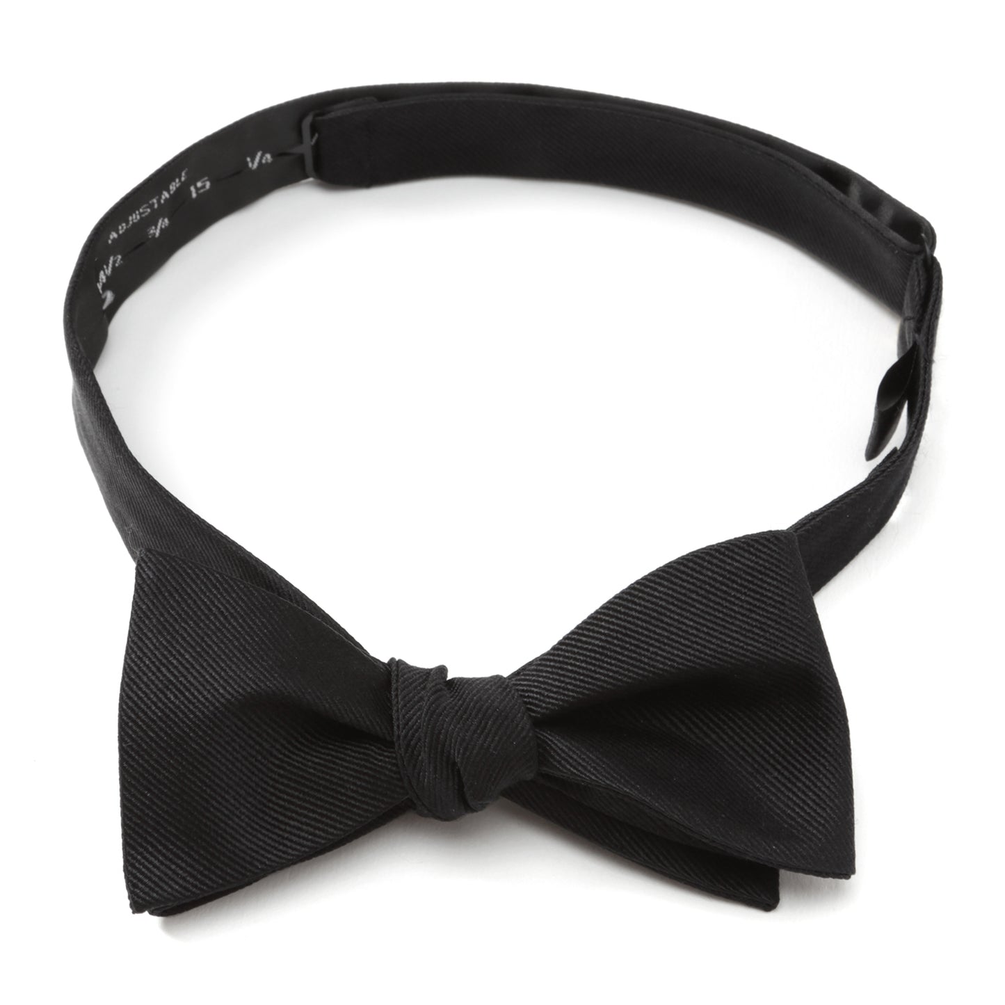 Black Silk Cummerbund and Bowtie Set Image 6