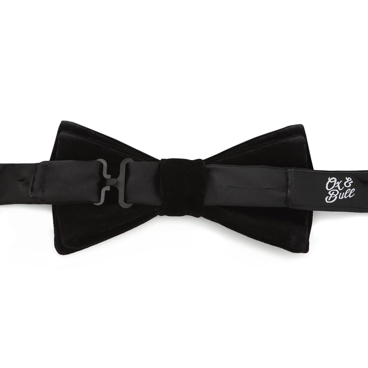 Black Velvet Bow Tie Image 3