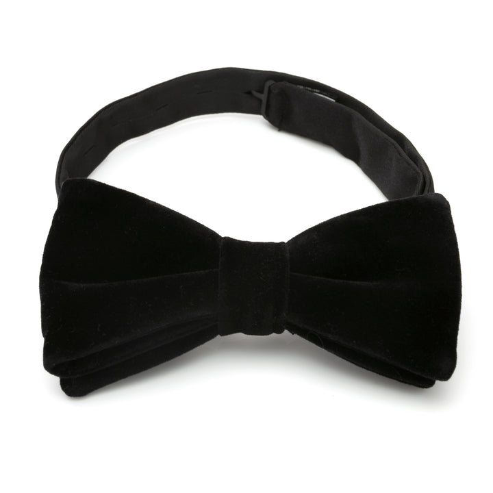 Black Velvet Bow Tie Image 4