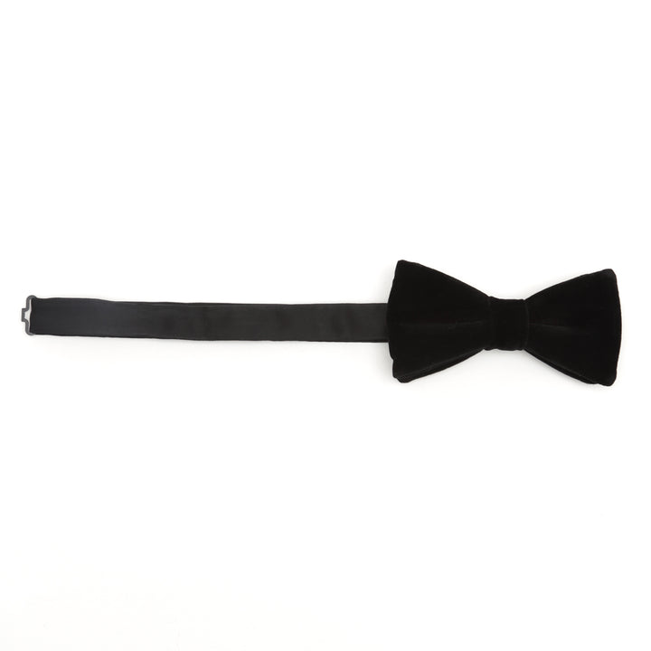 Black Velvet Bow Tie Image 5