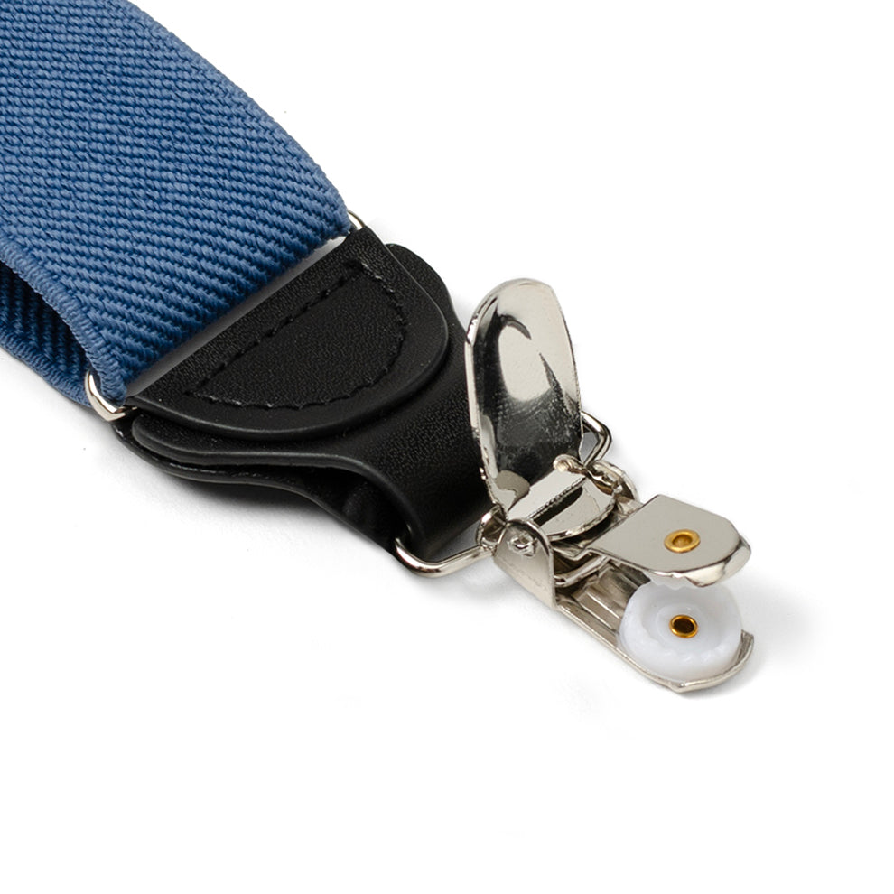 Blue Clip Suspenders Image 3