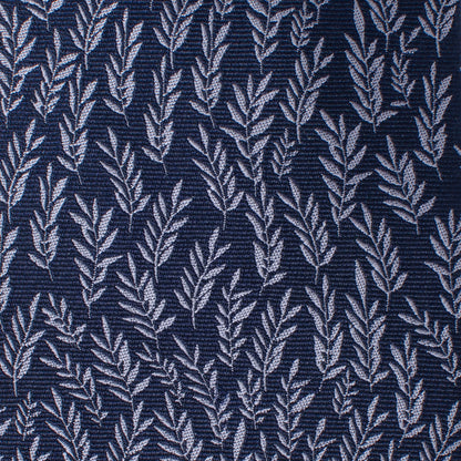 Blue Leaf Men's Tie Image 4