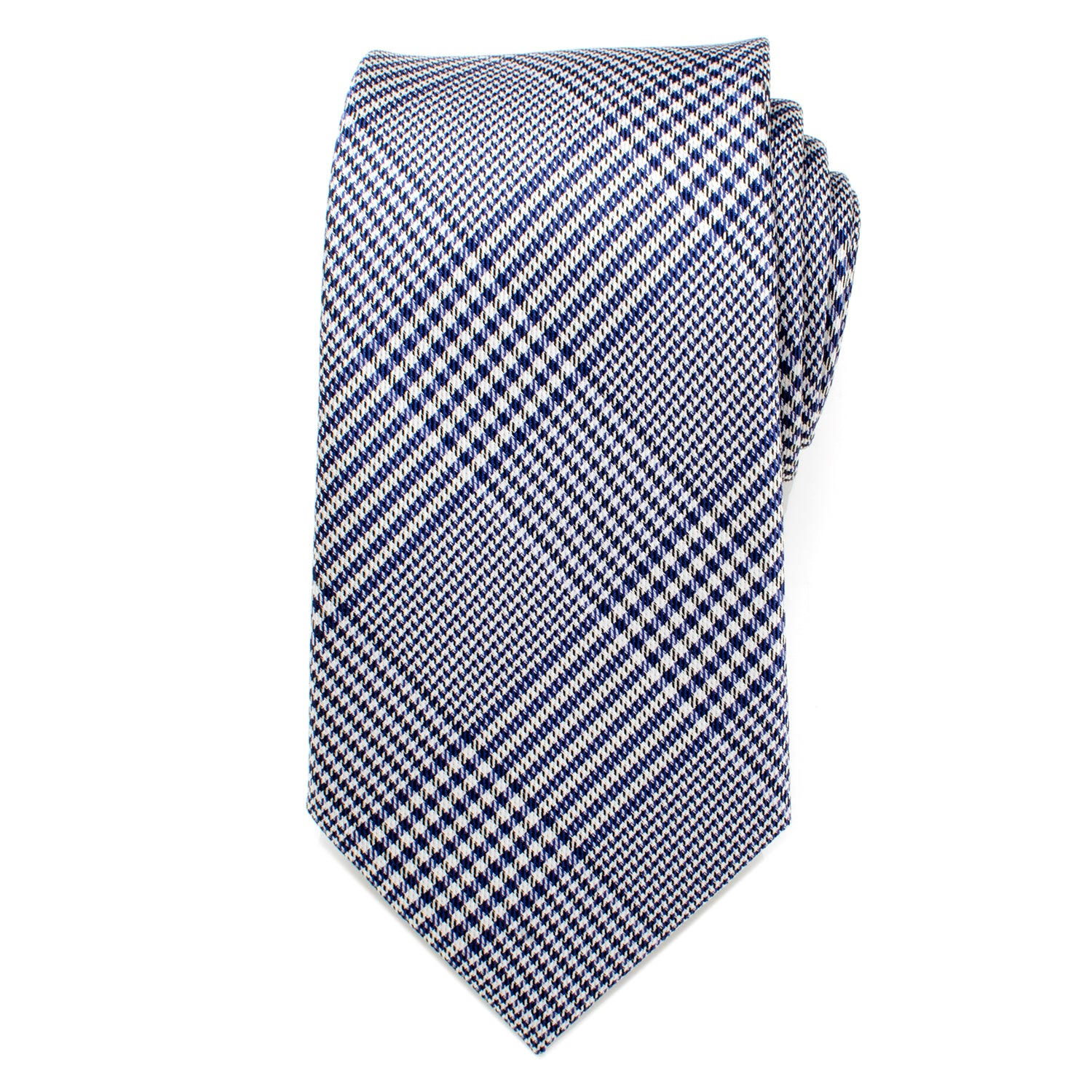 Blue Glen Plaid Silk Tie Image 3