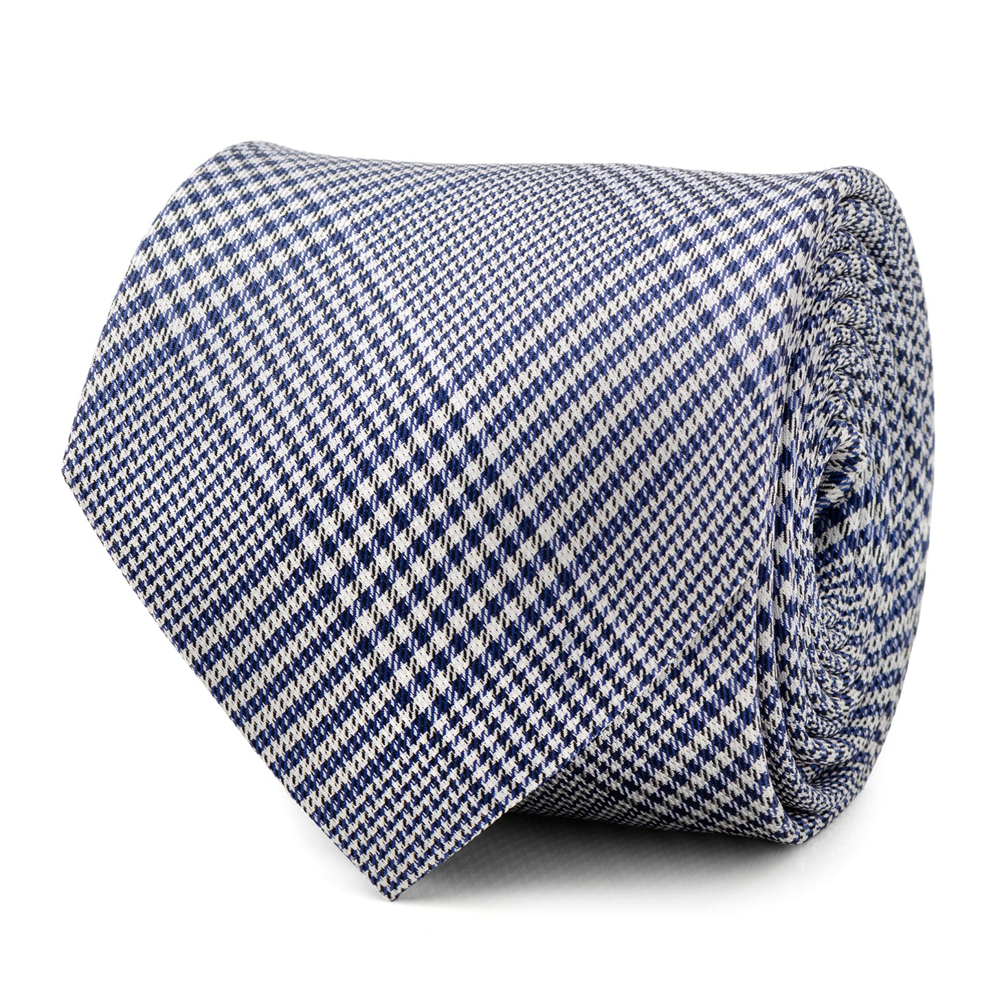 Blue Glen Plaid Silk Tie Image 1