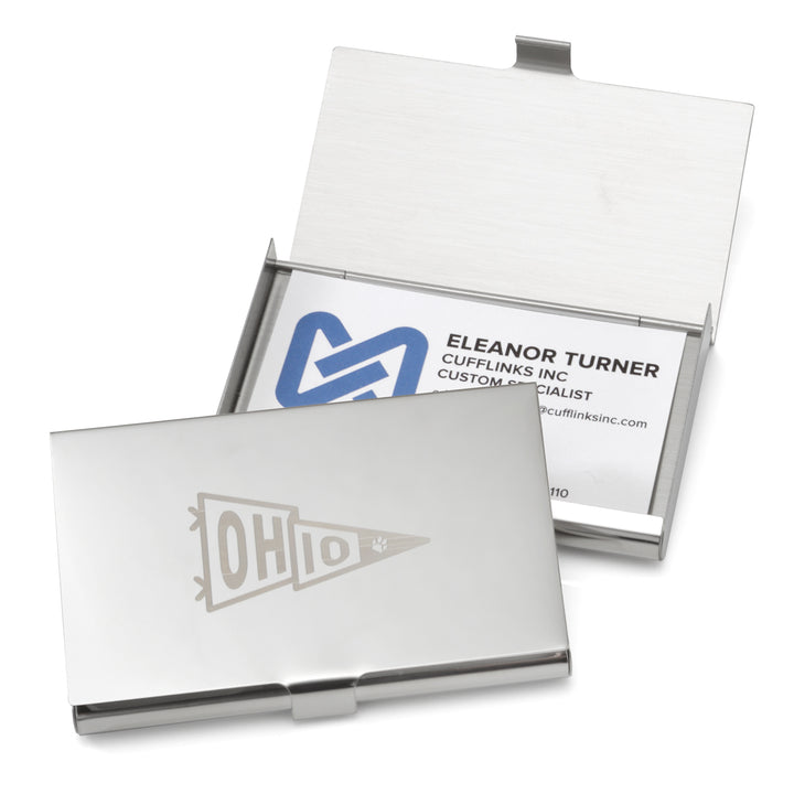 Stainless Steel Engravable Business Card Case Image 2