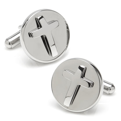 Cross Stainless Steel Cufflinks and Tie Clip Gift Set Image 3