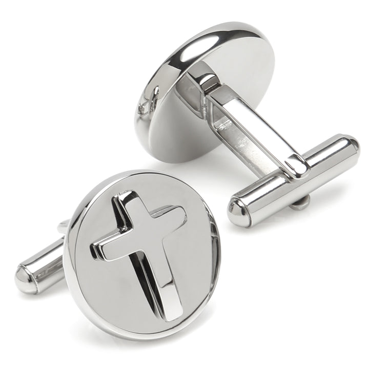Cross Stainless Steel Cufflinks and Tie Clip Gift Set Image 5