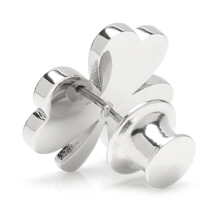 Clover Stainless Steel Lapel Pin Image 2