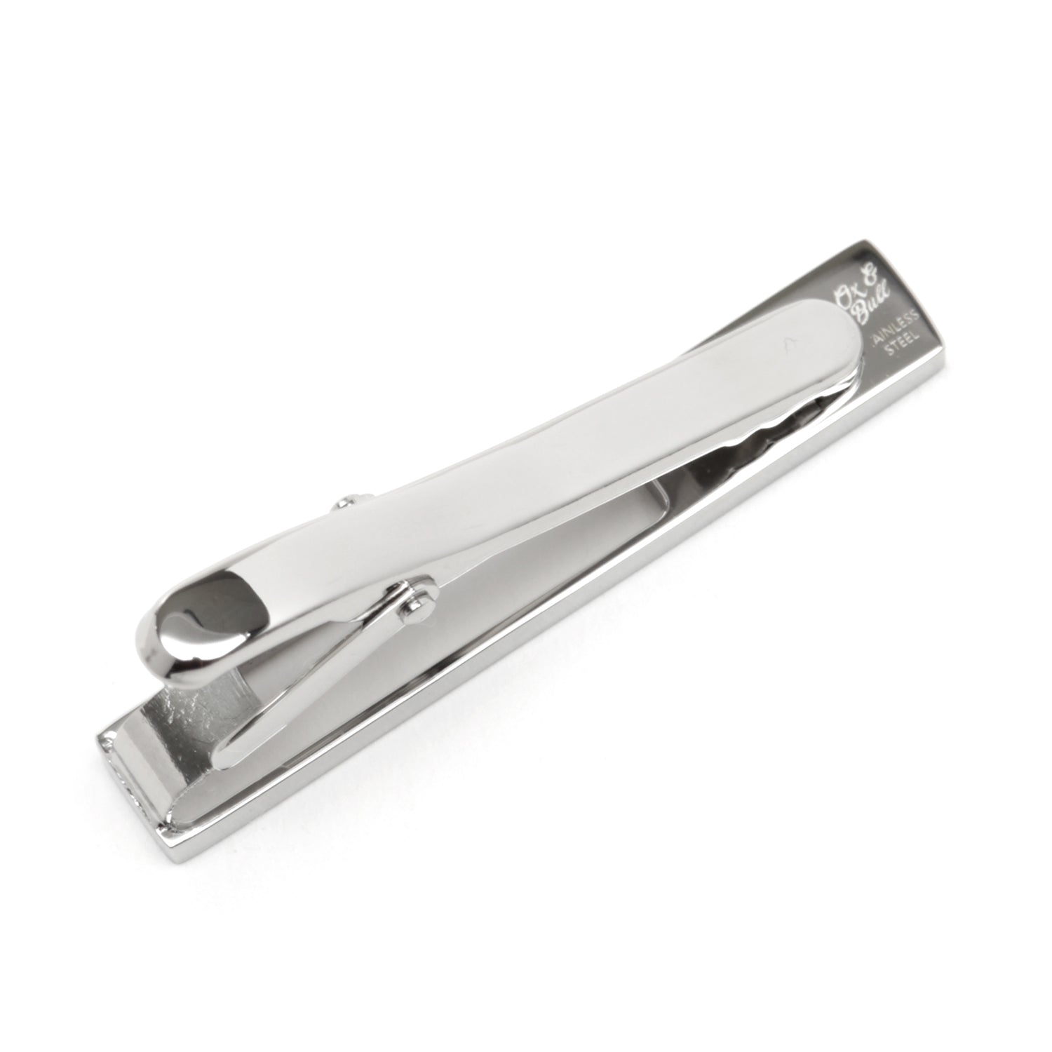 Die Cut Crystal Stainless Steel Tie Clip
 Image 3