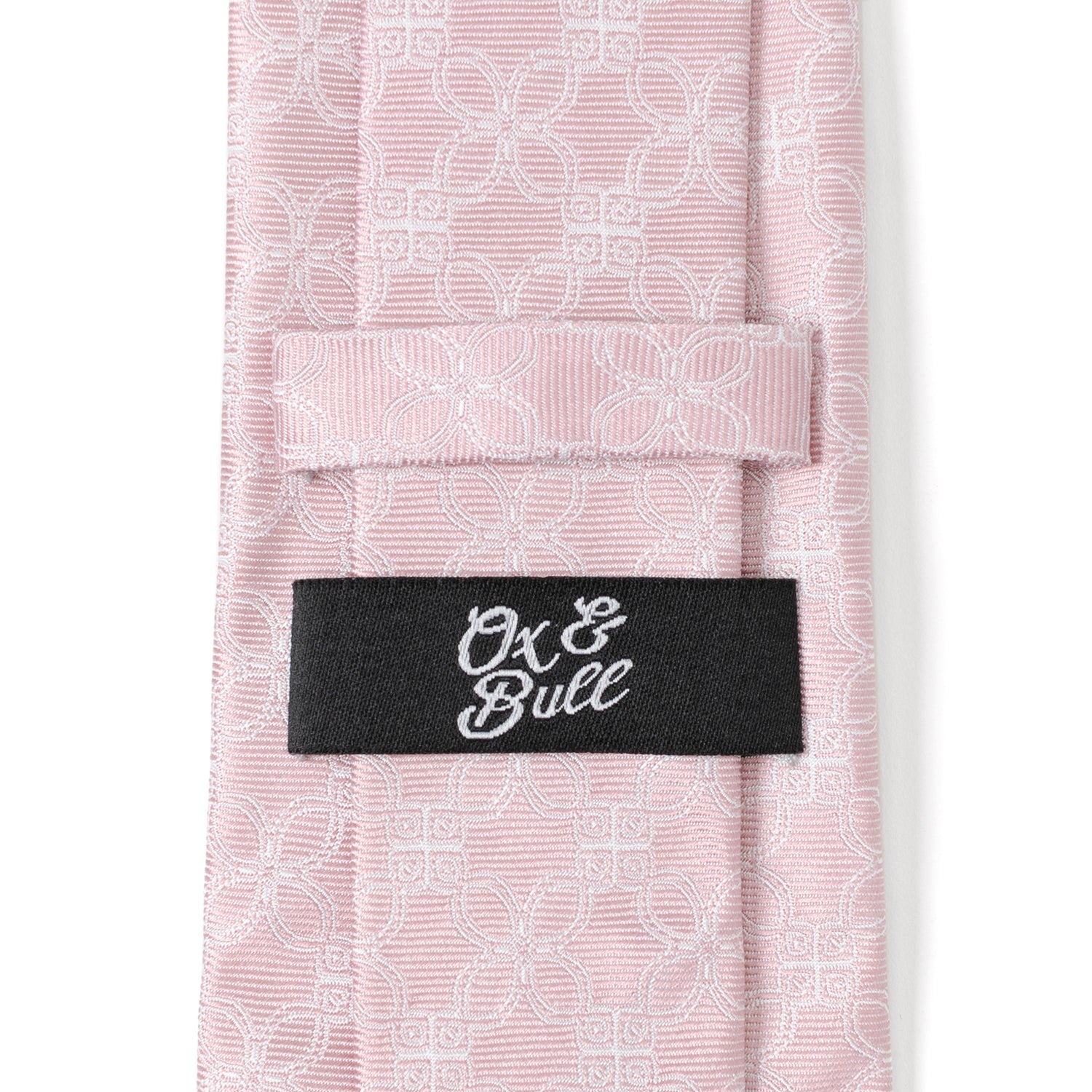 Pink Art Deco Men's Tie
 Image 5