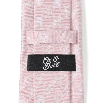 Pink Art Deco Men's Tie
 Image 5