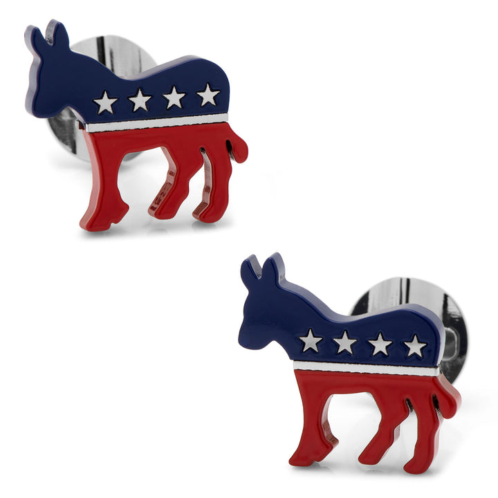 Stainless Steel Democratic Donkey Cufflinks Image 1
