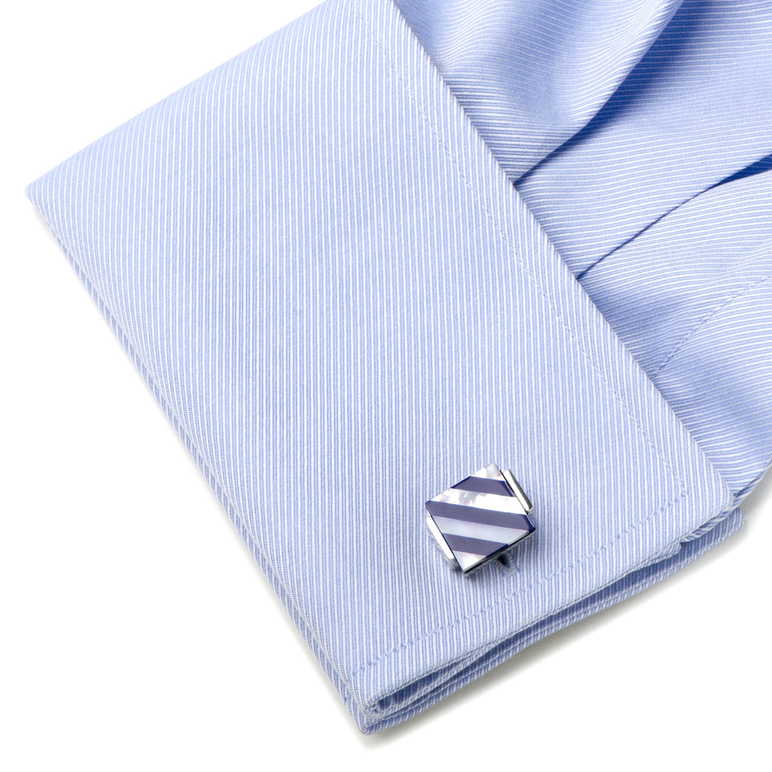 Mother of Pearl Floating and Diamond Stud Set Image 6