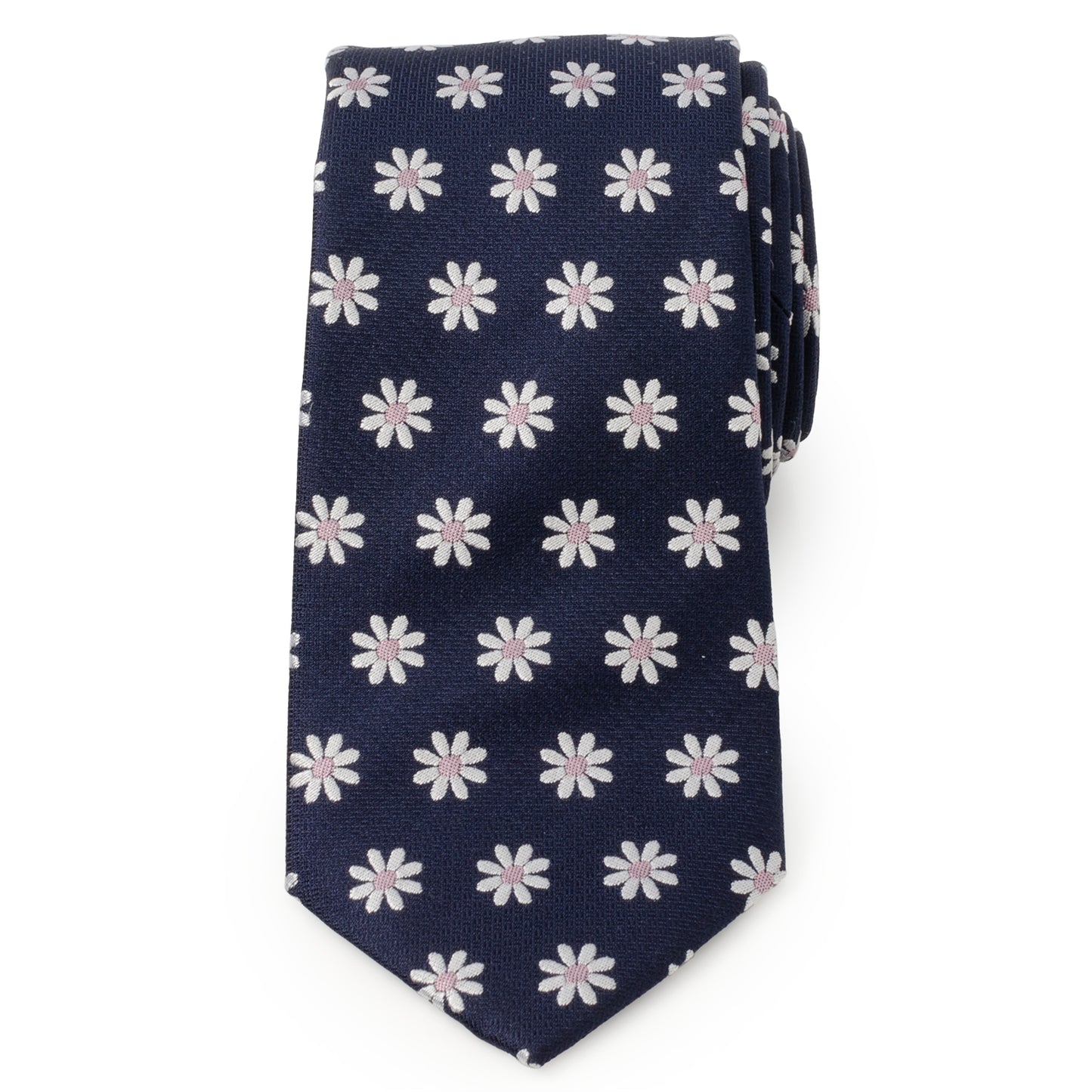 Daisy Navy Blue Men's Tie Image 3