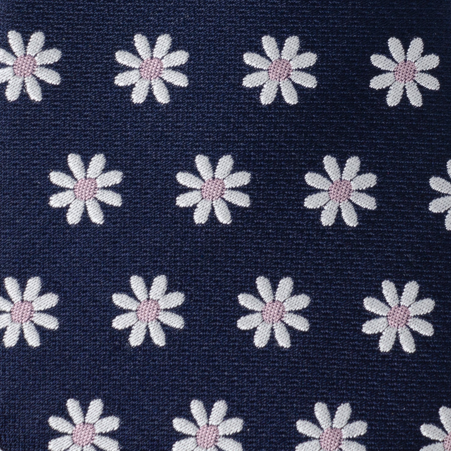 Daisy Navy Blue Men's Tie Image 4