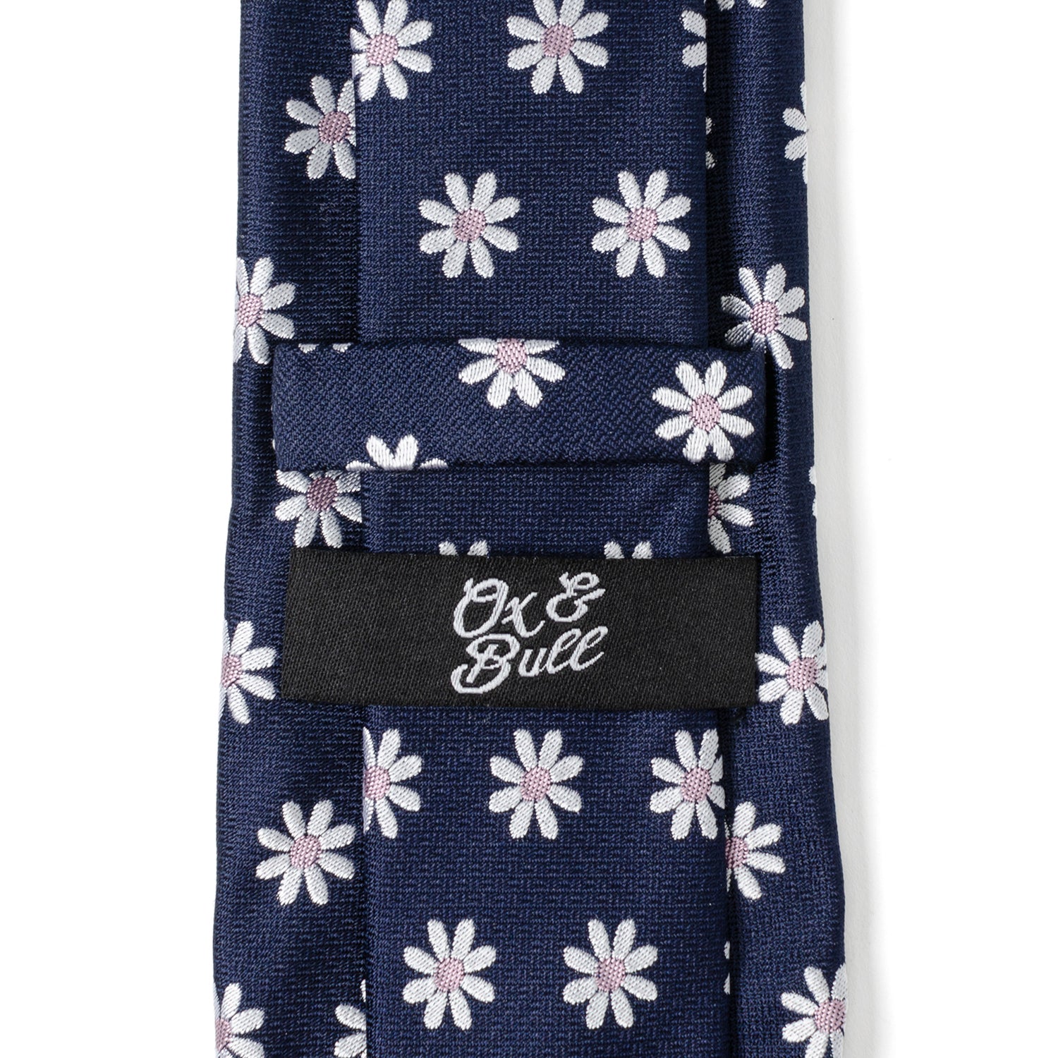 Daisy Navy Blue Men's Tie Image 5