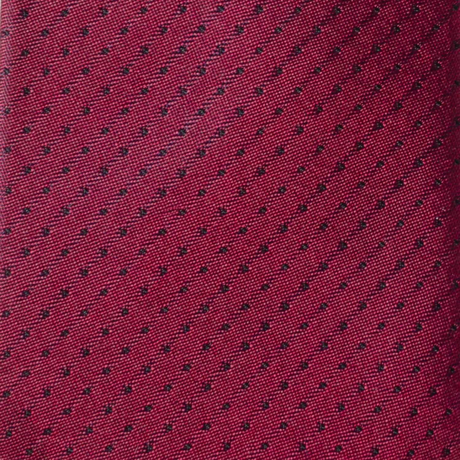 Red Pin Dot Men's Tie Image 4