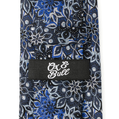 Kaleido Floral Navy Men's Tie Image 5