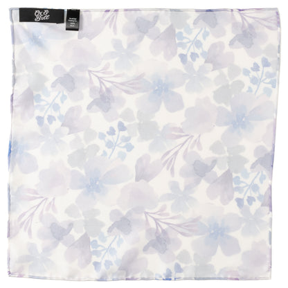 Watercolor Lavender Mix Men's Silk Pocket Square Image 3