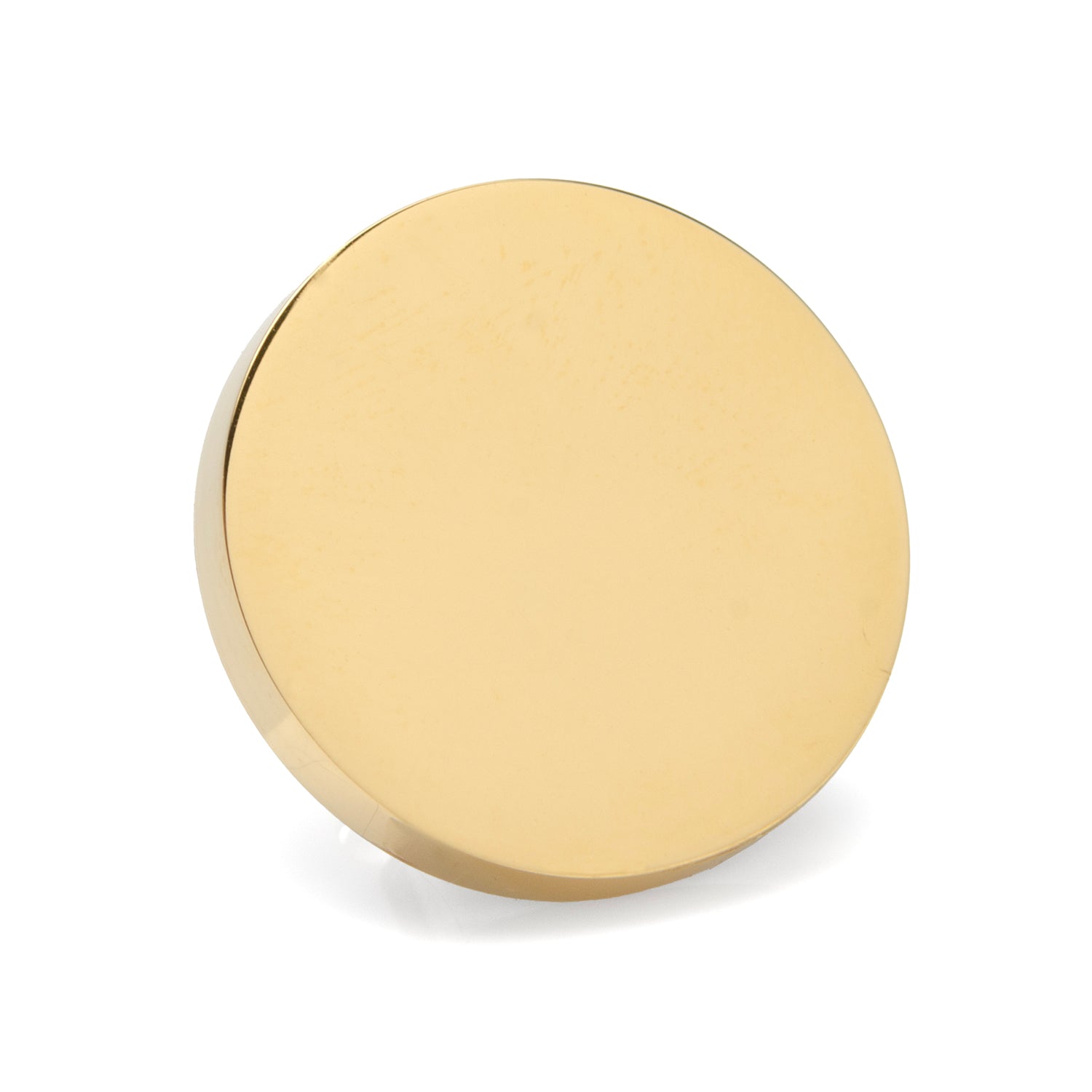 Gold Stainless Steel Round Infinity Engravable Lapel Pin Image 1