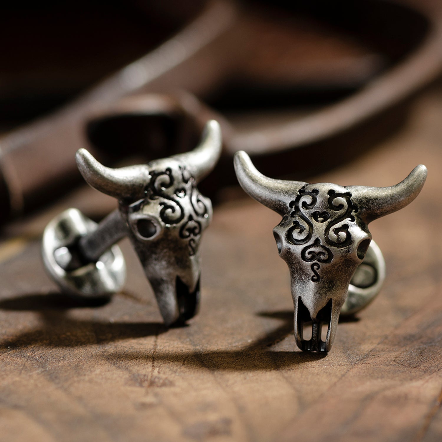 Silver Skull hot Cufflinks. Hallmarked Silver Skull Cufflinks