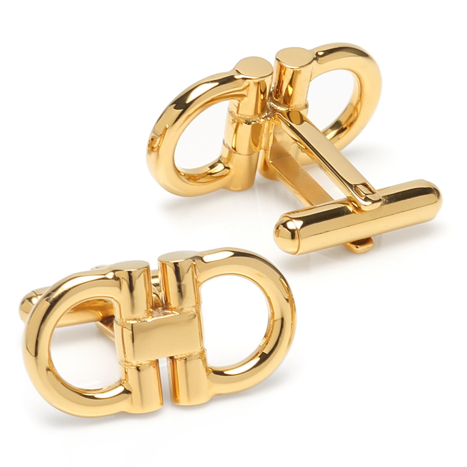 Horse Bit Gold Stainless Steel 5-Stud Set Image 5