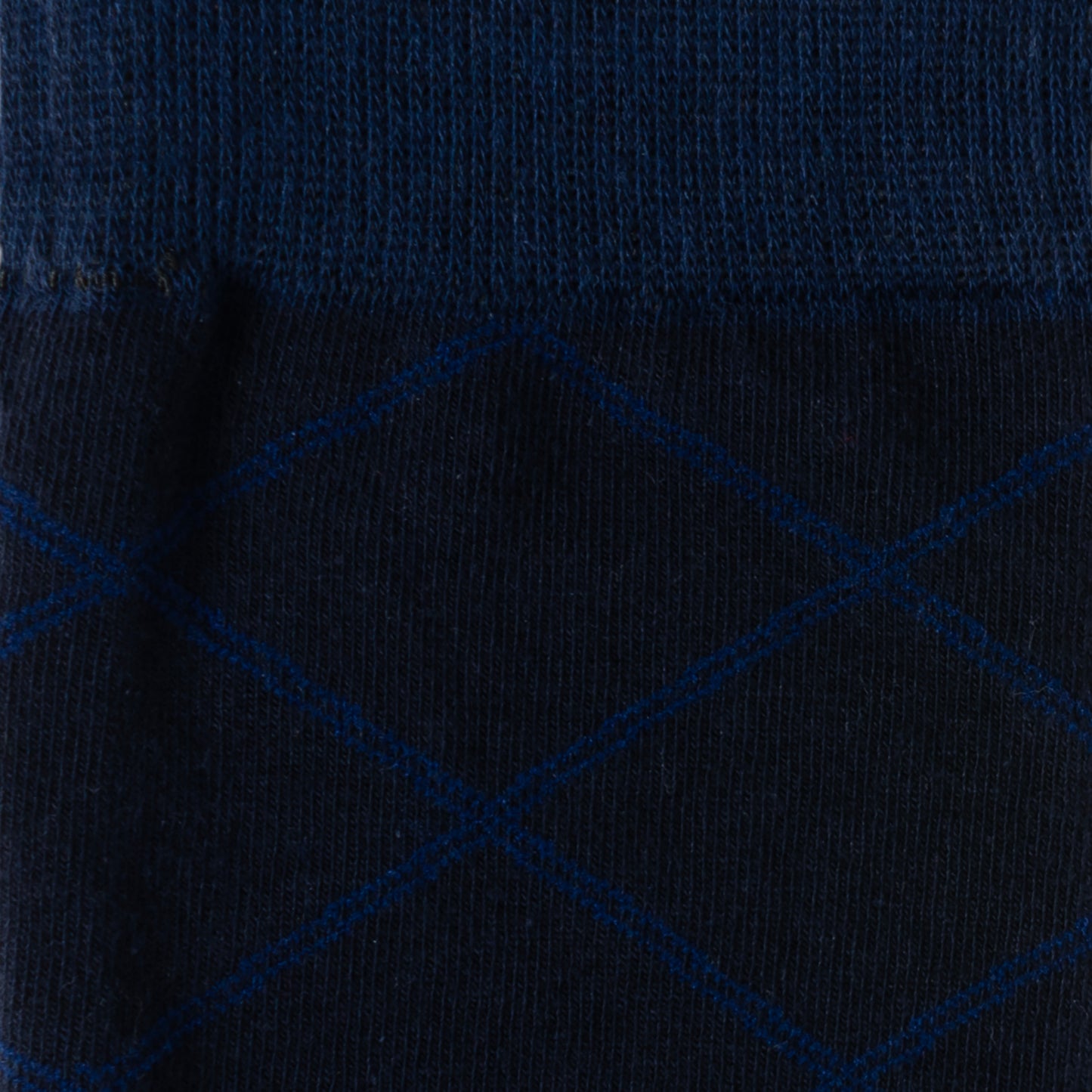 Grid Navy Men's Socks Image 3