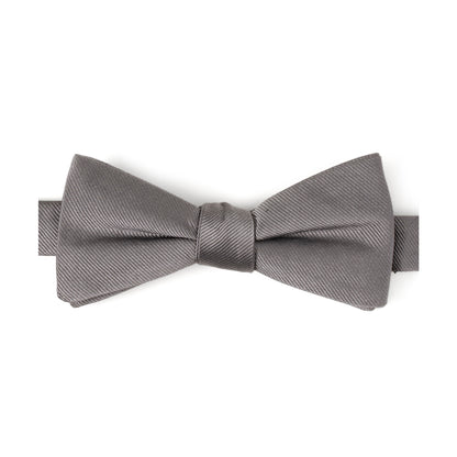 Gray Silk Bow Pre-Tie Image 8