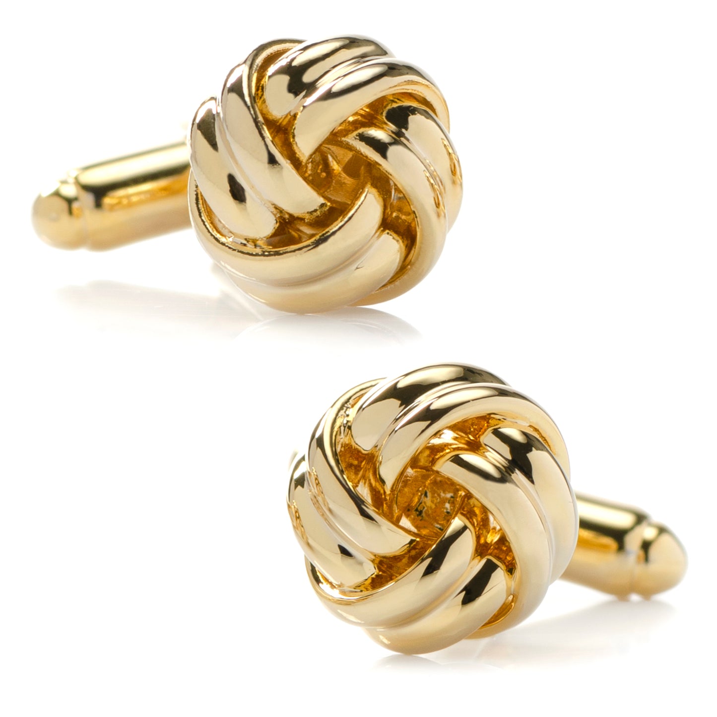 Gold Knot Cufflinks Image 1