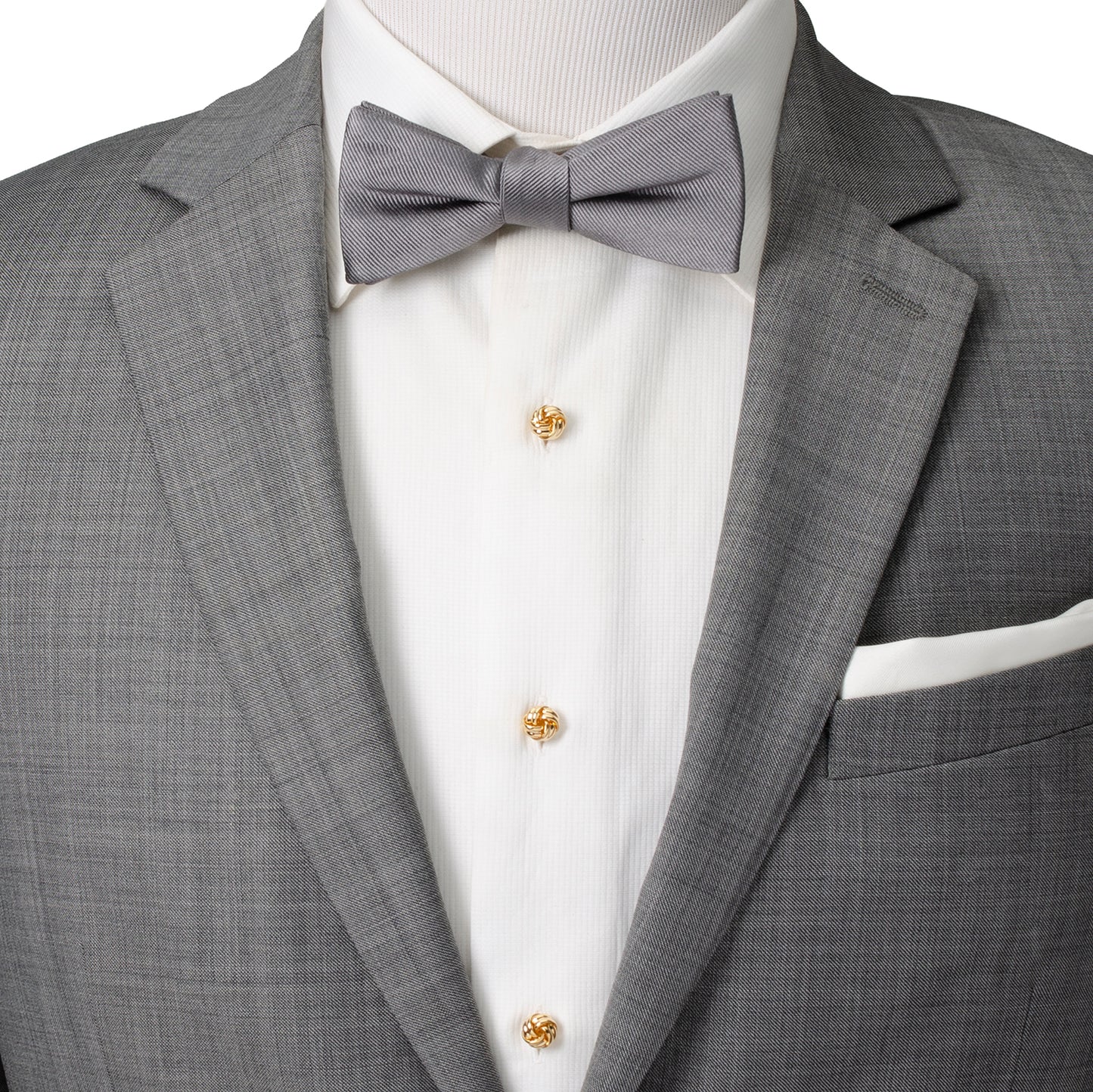 Gold Knot Studs Only Image 2