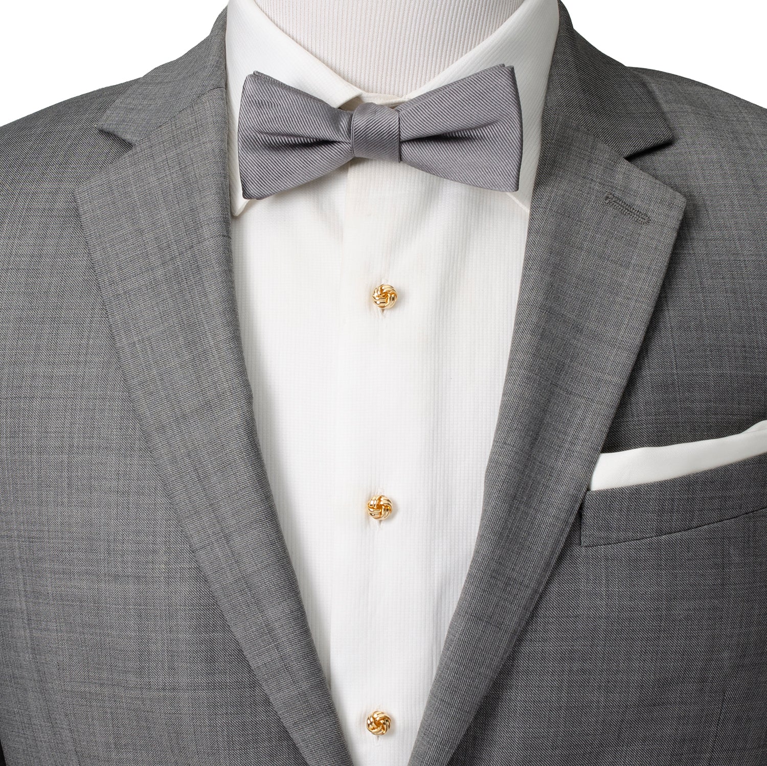 Gold Knot Studs Only Image 2