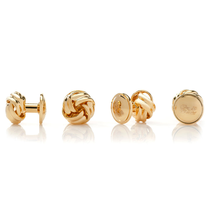 Gold Knot Studs Only Image 3