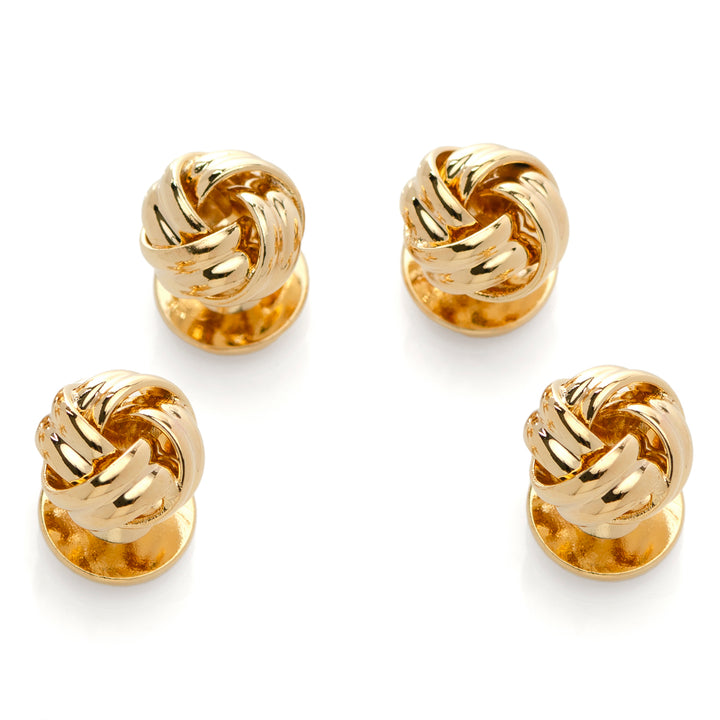 Gold Knot Studs Only Image 1