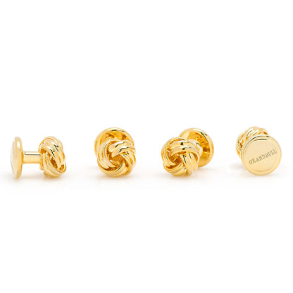 Gold Knot Stud Set Image 3