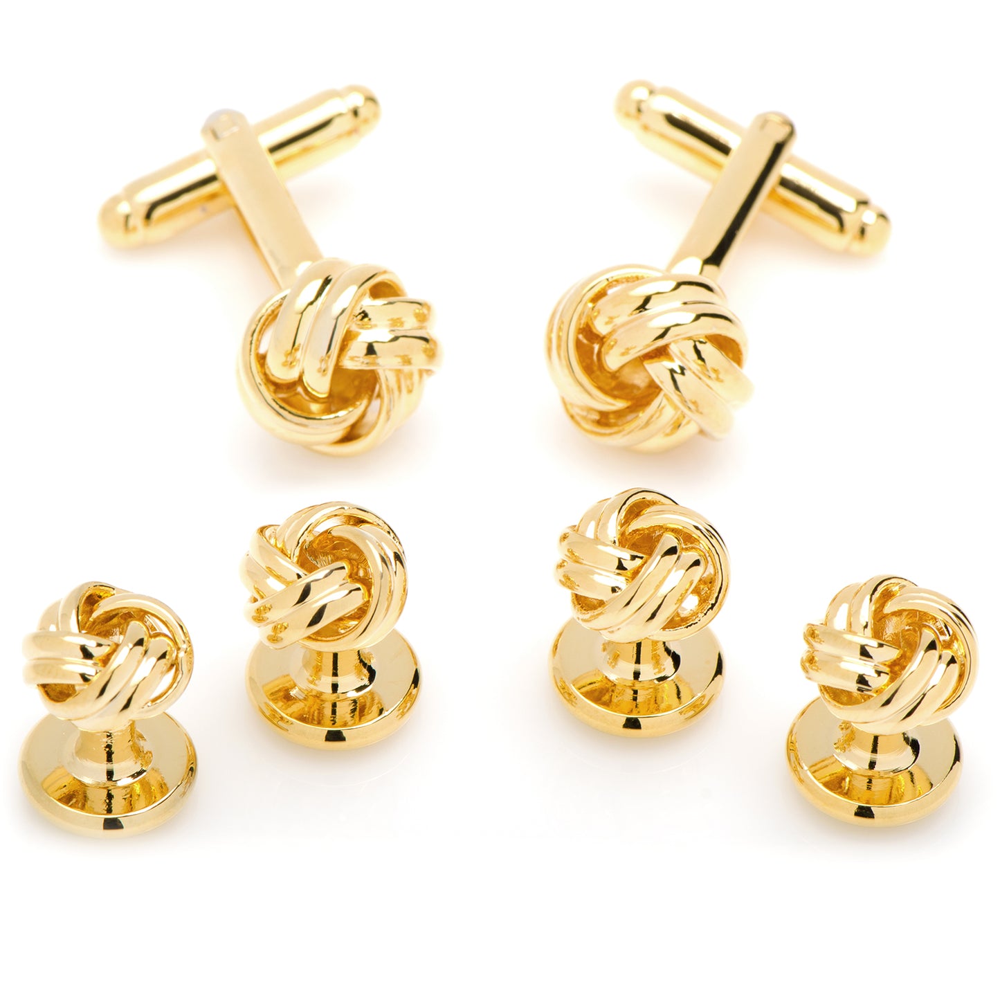 Gold Knot Stud Set Image 1